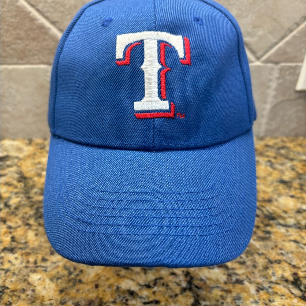 Texas Rangers Blue Adjustable Six Panel Baseball Cap Hat  by Sixth Man